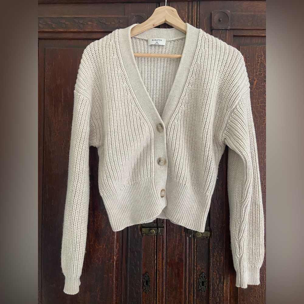 Aritzia Babaton Merino Wool Cardigan